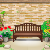 a beautiful home backyard garden with bench flower tree